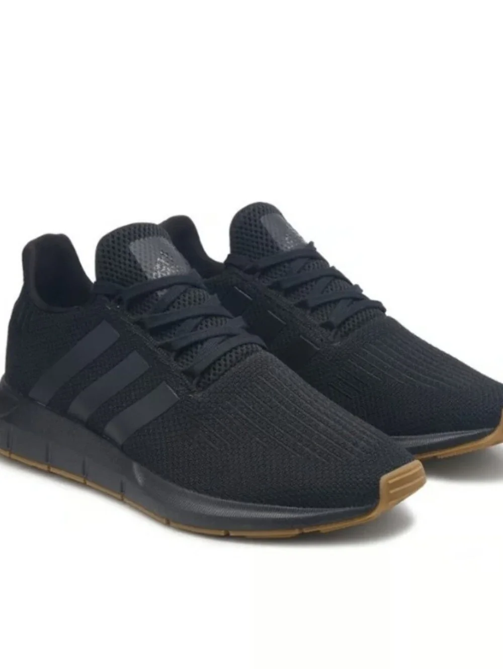 Adidas Swift Run 1.0 Black Gum Sole Fashion Sneakers